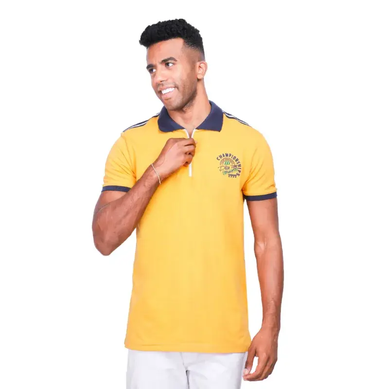 تيشيرت بولو رجالي بقصة Slim Fit وسحاب