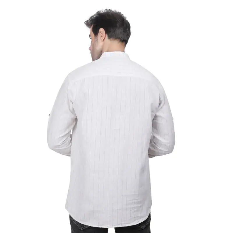 Coup - Regular Fit Dressing Mandarin Collar Shirt - Image 2