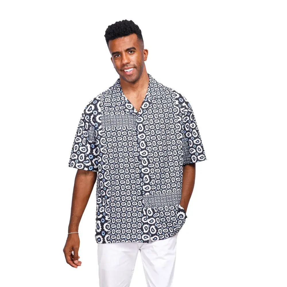 Coup - Men’s Full Covered Shirt with Short Sleeve Coup - Men’s Full Covered Shirt with Short Sleeve