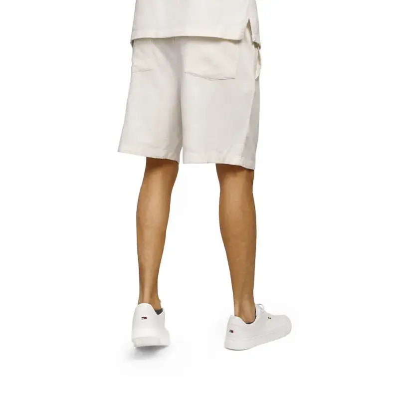 Coup - Men's Lace-Up Linen Shorts - Image 2