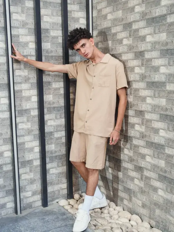 Coup - Linen Textured Men's Shirt