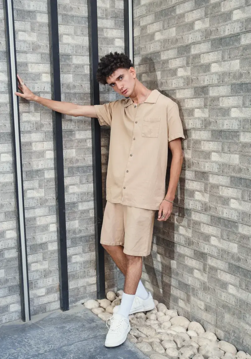 Coup - Linen Textured Men's Shirt