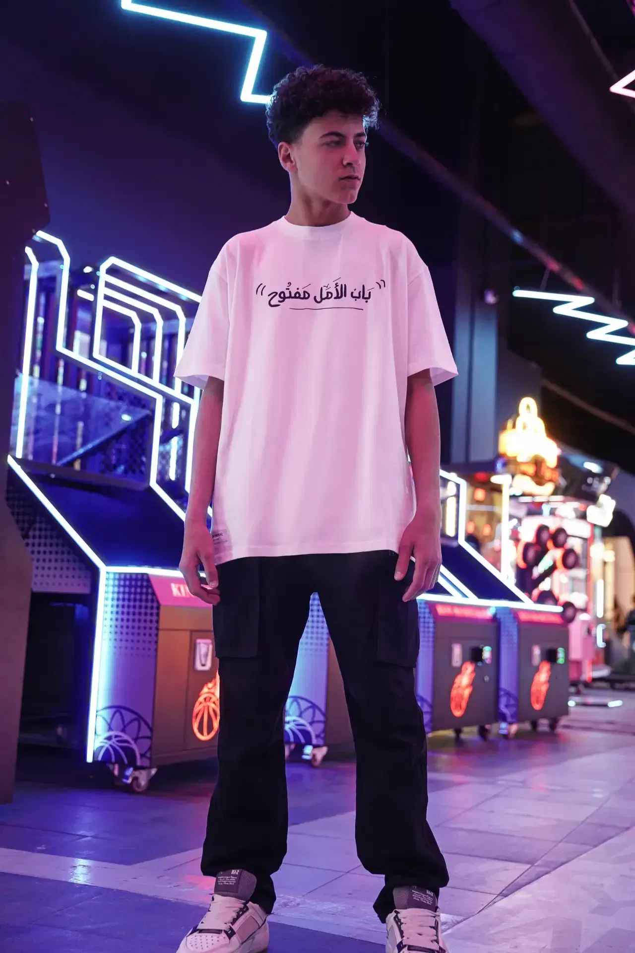 Coup - Text Print T-Shirt with Short Sleeves Coup - Text Print T-Shirt with Short Sleeves