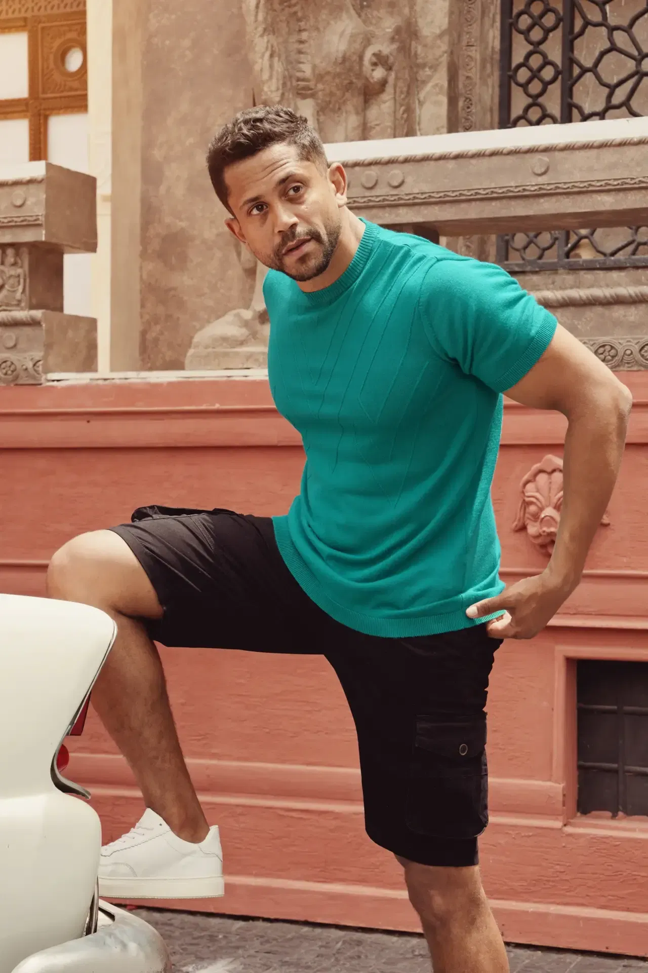 Coup Collection - Relaxed Fit Basic Short Sleeve Cotton T-Shirt Coup Collection - Relaxed Fit Basic Short Sleeve Cotton T-Shirt