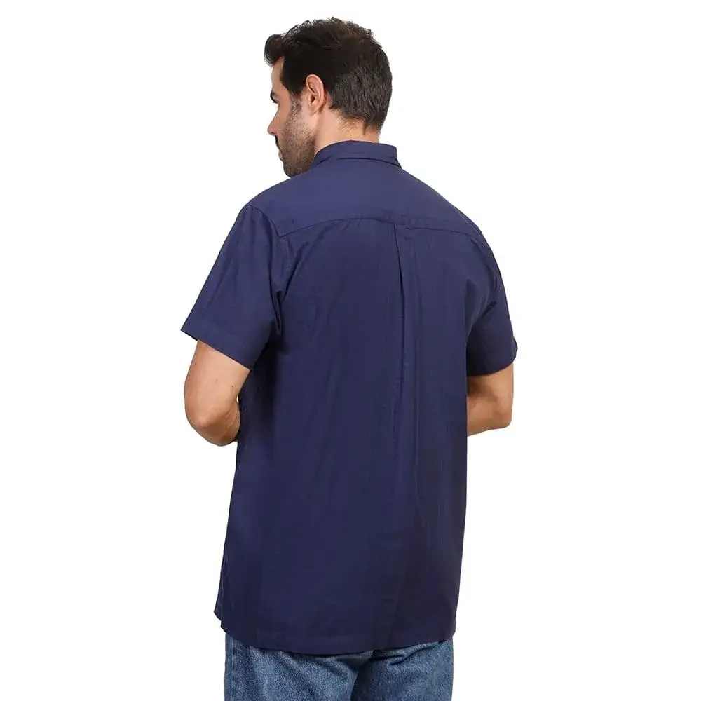 Coup - Chest Pocket Regular Fit Shirt with Short Sleeves Coup - Chest Pocket Regular Fit Shirt with Short Sleeves - Image 2