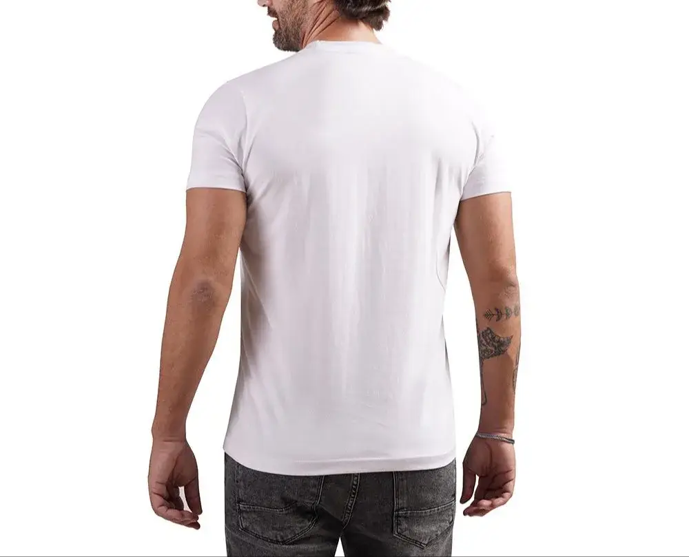 Coup Collection - Text Print T-Shirt with Short Sleeves Coup Collection - Text Print T-Shirt with Short Sleeves - Image 2