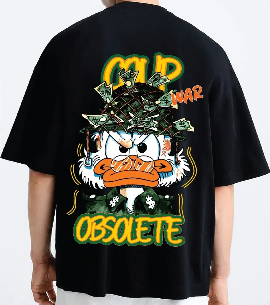 Coup Collection - Oversize Printed Cotton T-Shirt Coup Collection - Oversize Printed Cotton T-Shirt - Image 2