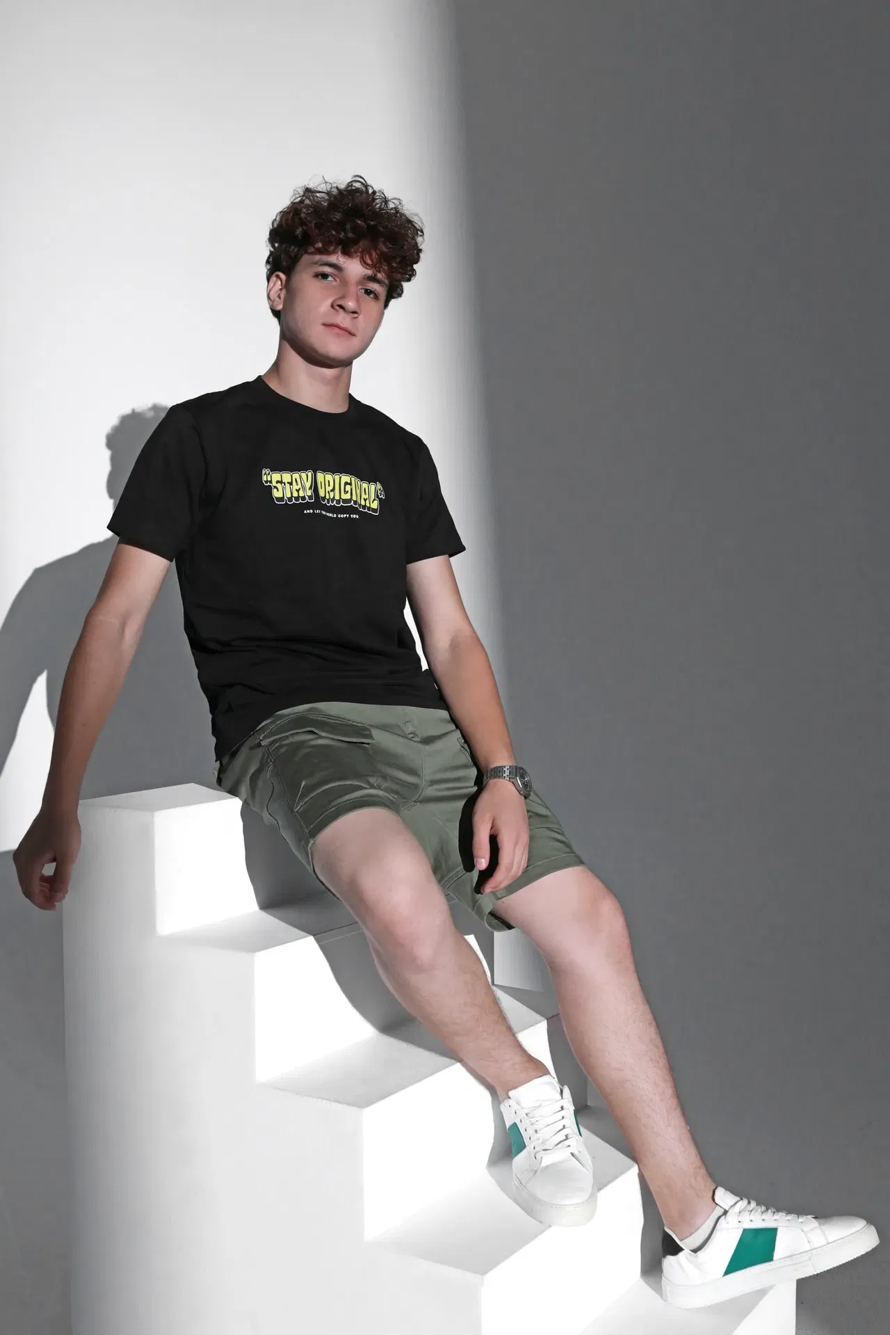 Coup - Stay Original Printed Cotton T-Shirt Coup - Stay Original Printed Cotton T-Shirt