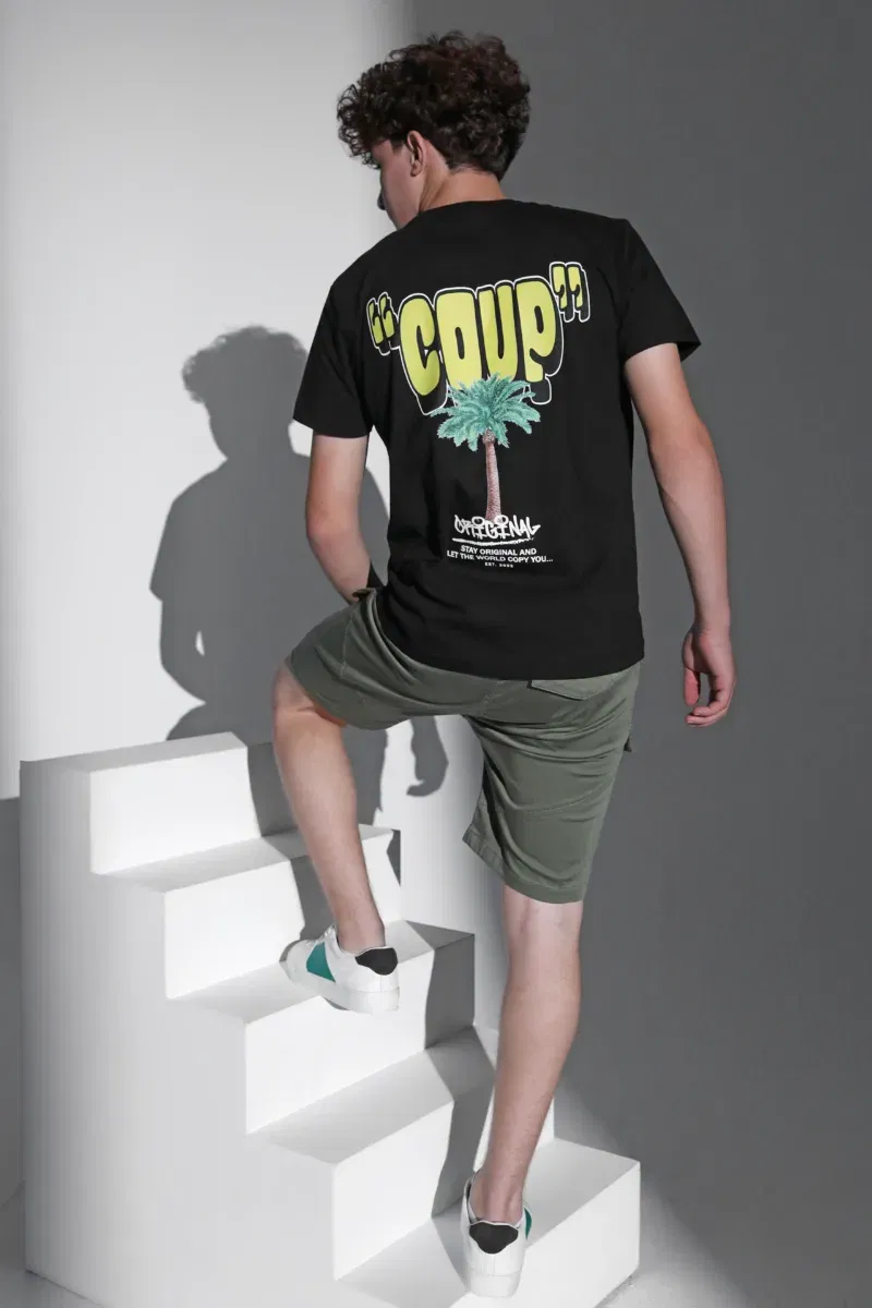 Coup - Stay Original Printed Cotton T-Shirt - Image 2