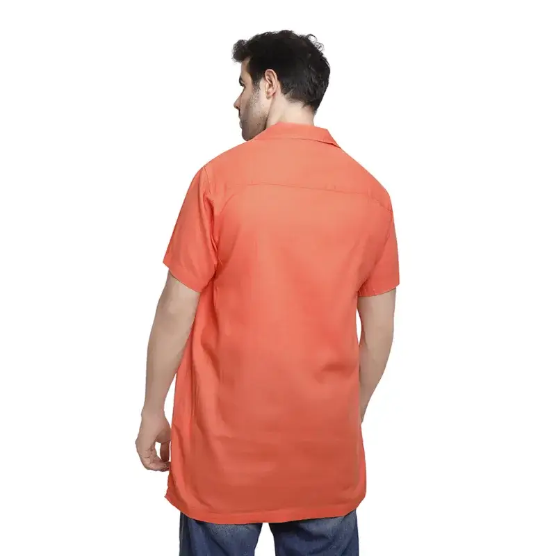 Coup - Solid Shirt with Short Sleeves - Image 2