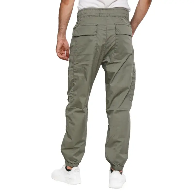 Baggy Fabric Summer Trousers - Elastic Waist - Image 2