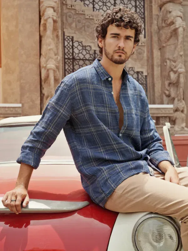 Coup - Flannel Checkered Shirt for Men