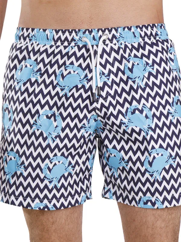 Coup - Men’s Crab Multicolored Swim Shorts