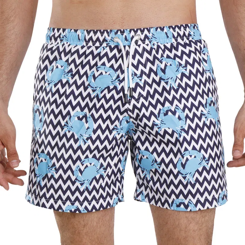 Coup - Men’s Crab Multicolored Swim Shorts