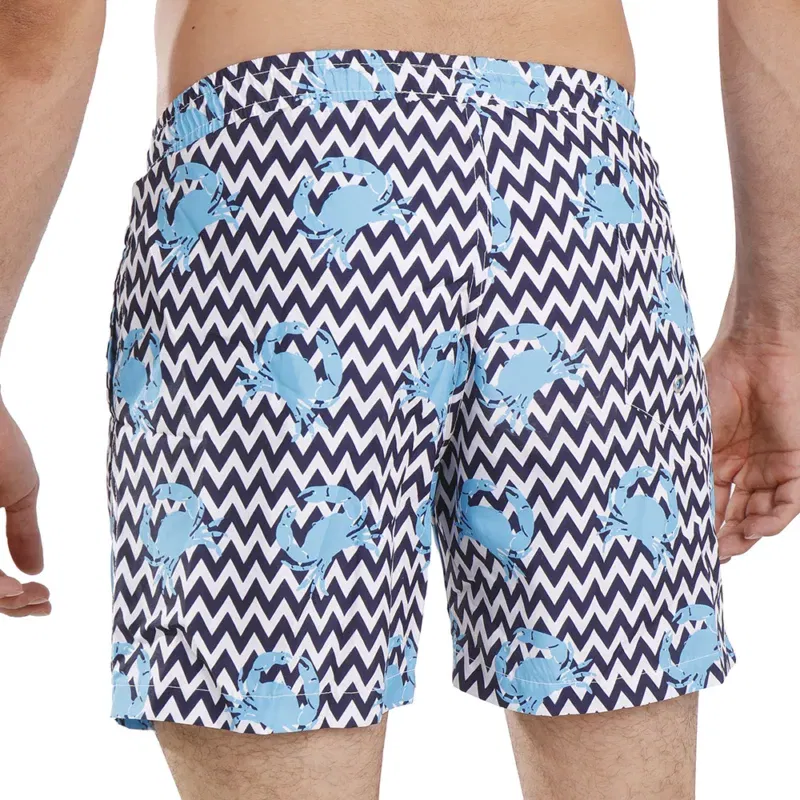 Coup - Men’s Crab Multicolored Swim Shorts - Image 2