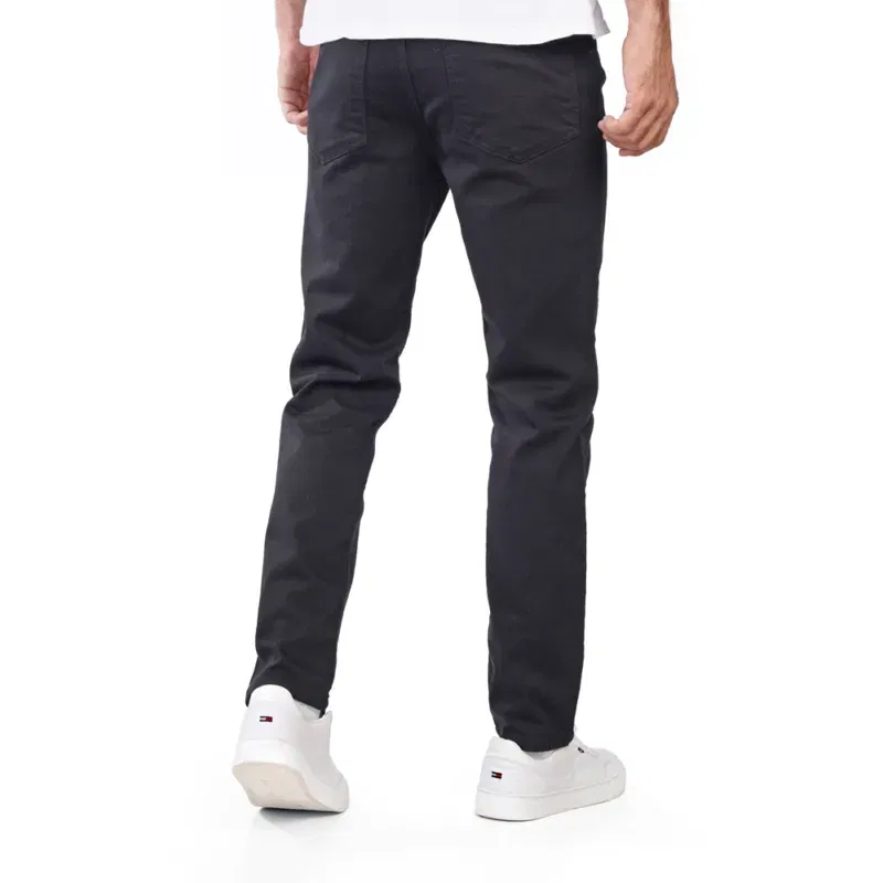Coup Men's Slim Fit Lycra Jeans Trousers Black - Image 2