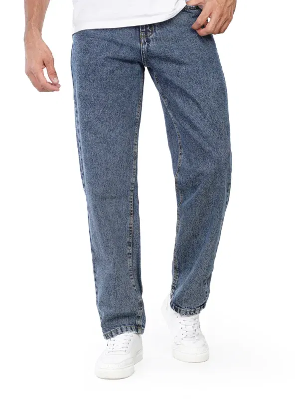 Coup Collection - Elastic Wide Fit Loose Jeans