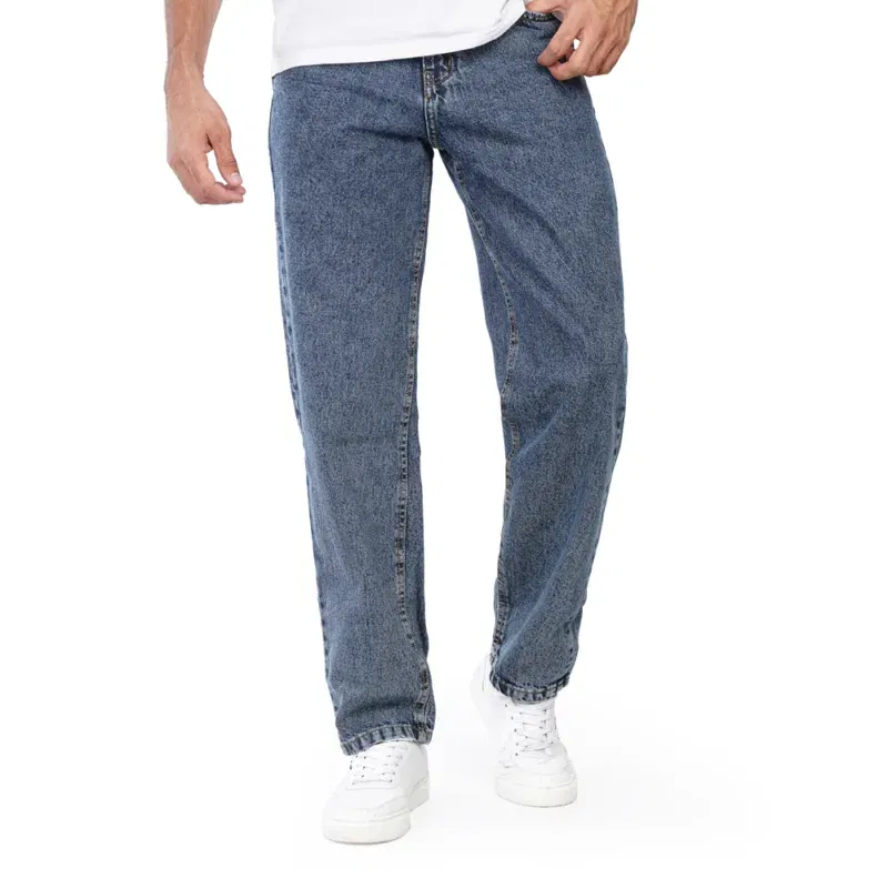 Coup Collection - Elastic Wide Fit Loose Jeans