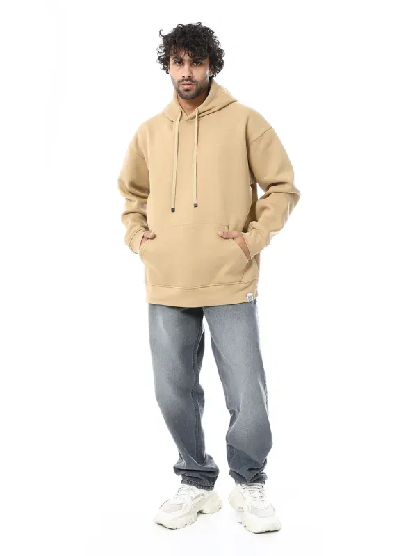 Coup Collection – Men’s Oversized Hooded Plain Sweatshirt