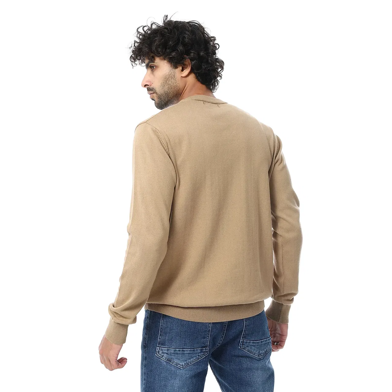 Coup Collection - Men's Solid V-Neck Pullover Coup Collection - Men's Solid V-Neck Pullover - Image 2