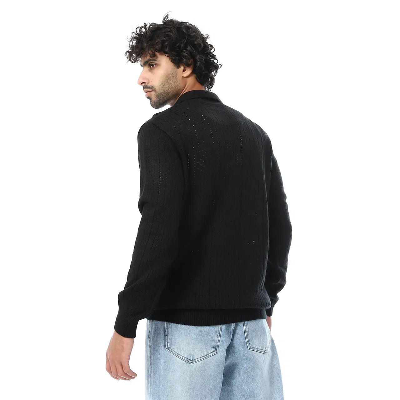Coup Collection - Polo Collar Knit Sweater for Men Coup Collection - Polo Collar Knit Sweater for Men - Image 2