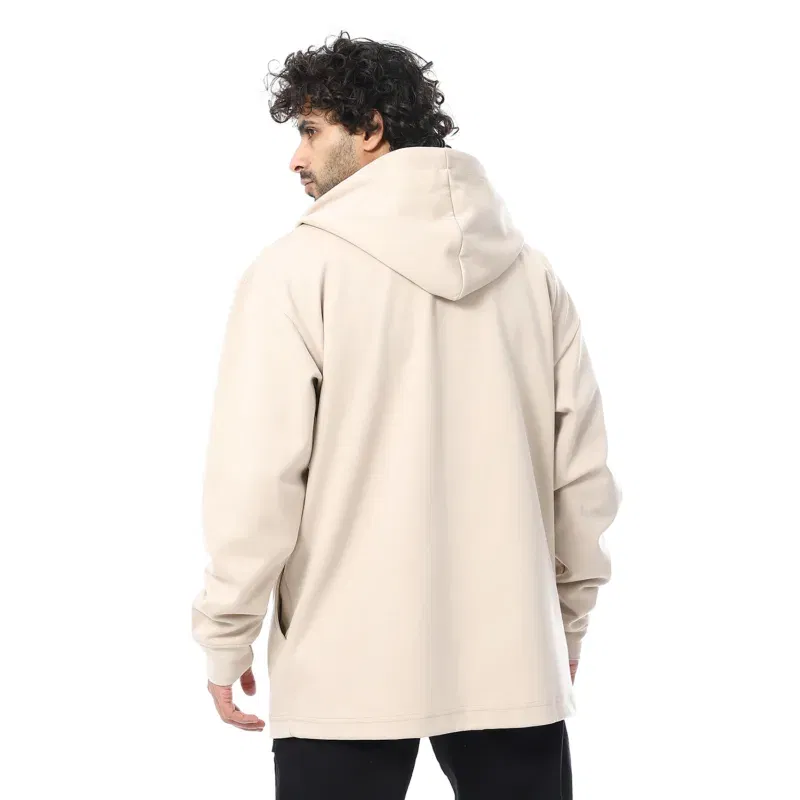 Coup Collection – Men’s Hooded Plain Sweatshirt - Image 2