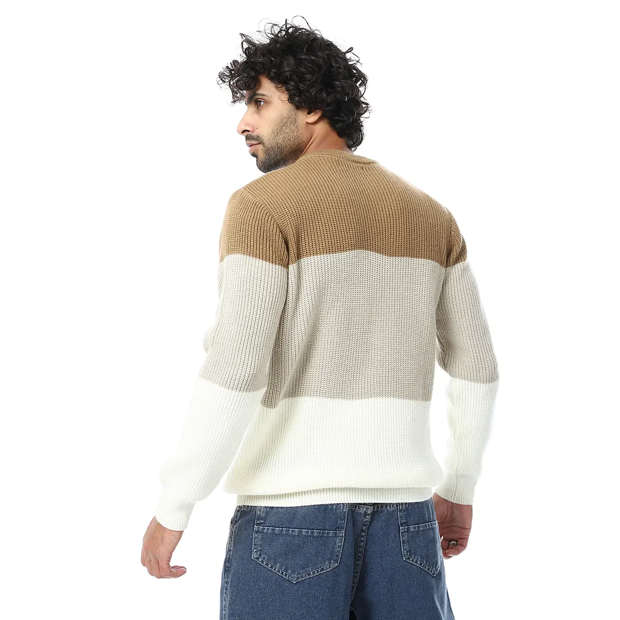 Coup - Men's Knitwear Sweater - Crew Neck, Long Sleeve Coup - Men's Knitwear Sweater - Crew Neck, Long Sleeve - Image 2