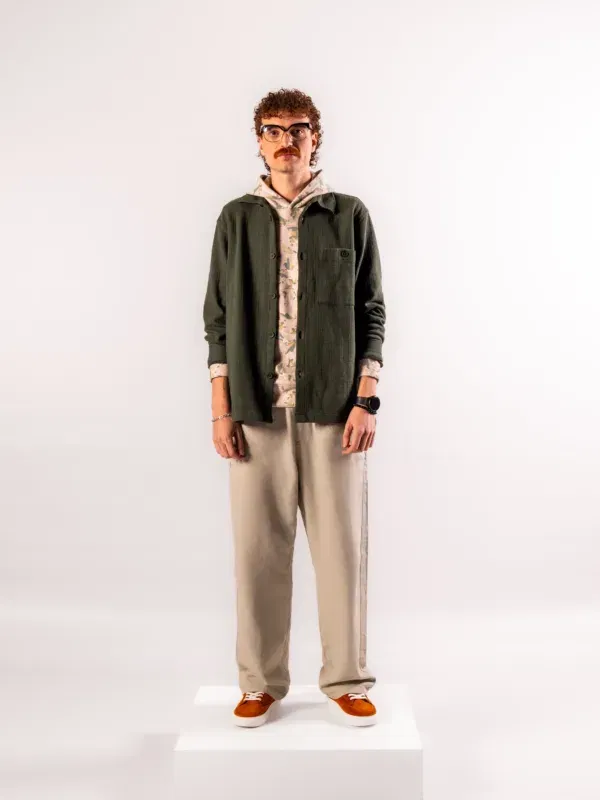 Coup Collection - Men's Single Pocket Flap Oversize Winter Shirt