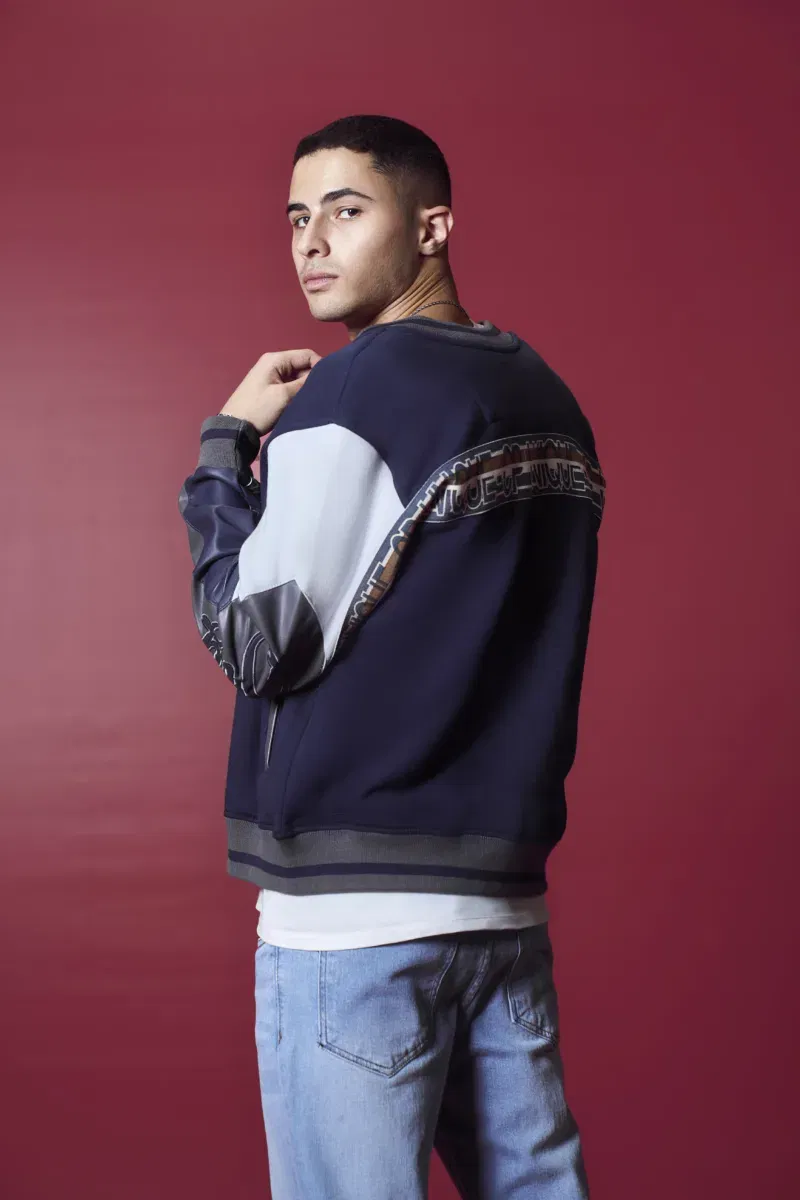 Coup Collection - Men's Regular Fit Basic Comfortable Jacket Navy - Image 2