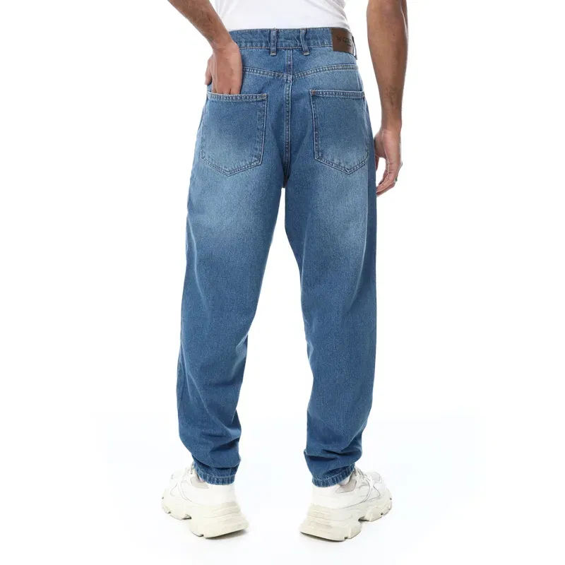 Coup -  Men's Loose Fit Jeans Elastic Jeans with Belt - Image 2