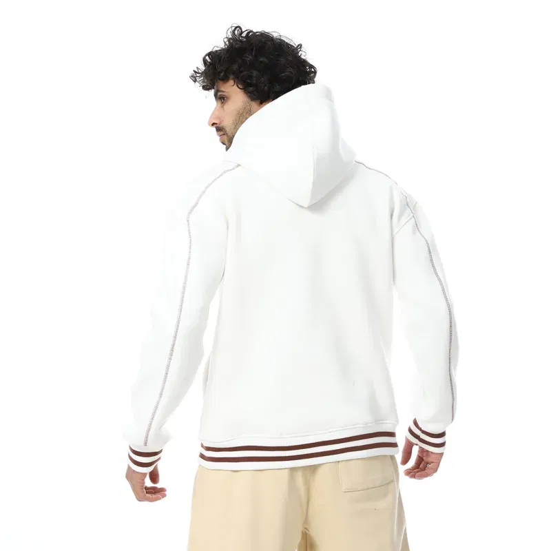 Coup – Men’s Text Printed Hooded Sweatshirt - Image 2