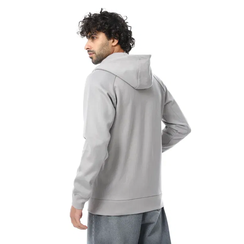 Coup Collection – Men’s Hooded Plain Sweatshirt - Image 2