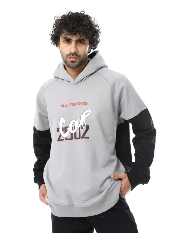 Coup Collection  – Coup 2002 Printed Oversized Hooded Sweatshirt