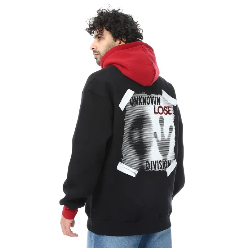 Coup - Black Printed Hooded  Hoodie - Image 2