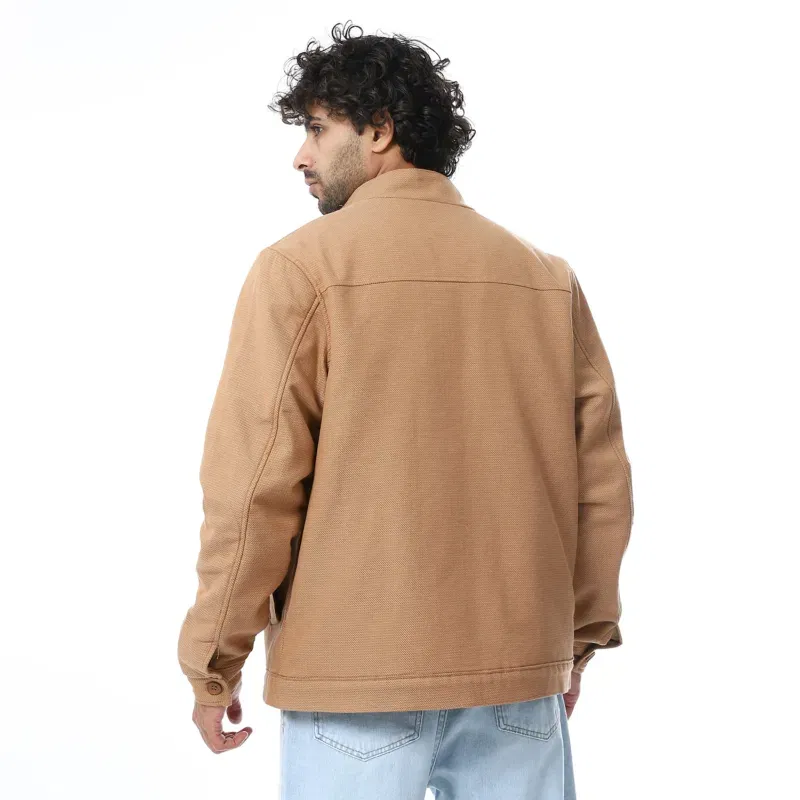 Coup Collection – Jacket Men's  Side Pockets with Polo Collar - Image 2