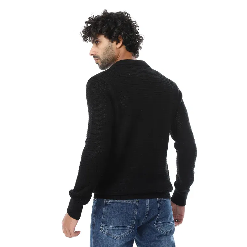 Coup Collection – Men’s Knitwear Sweater Polo Collar - Image 2