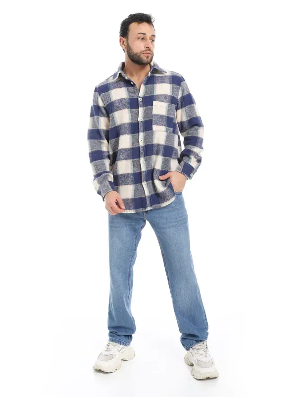 Coup Collection - Winter Shirt Regular Fit, Checkered