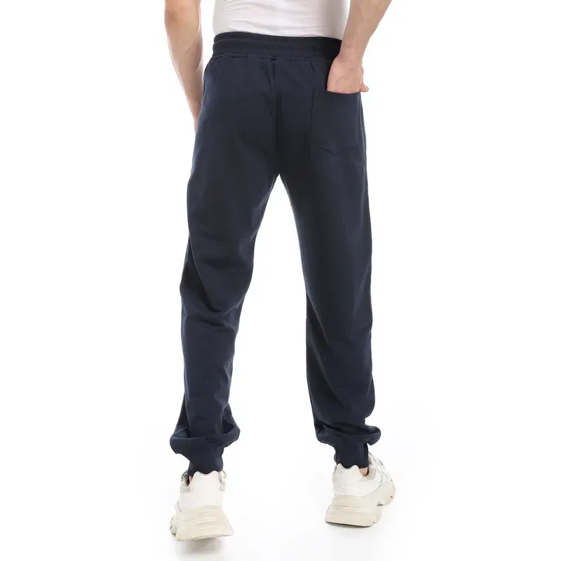 Coup - Regular Fit Sweatpants with Pockets and Lace-Up Waist Elastic Leg - Image 2
