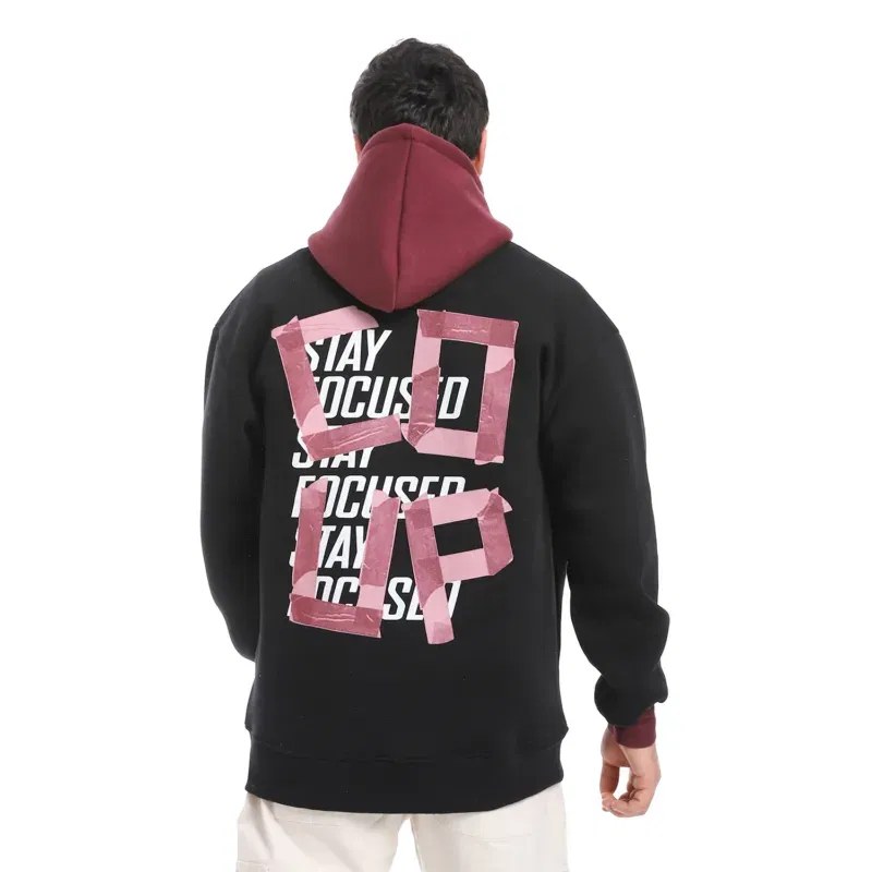 Coup Collection – Hooded Printed Sweatshirt - Image 2