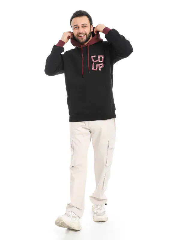 Coup Collection – Hooded Printed Sweatshirt