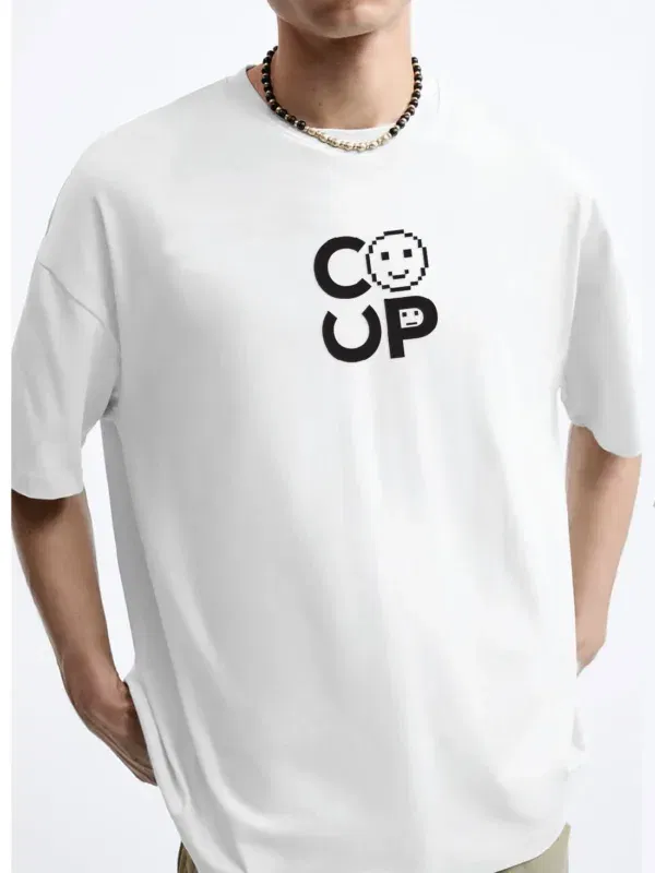 Coup - Smile Emoji Printed T-Shirt