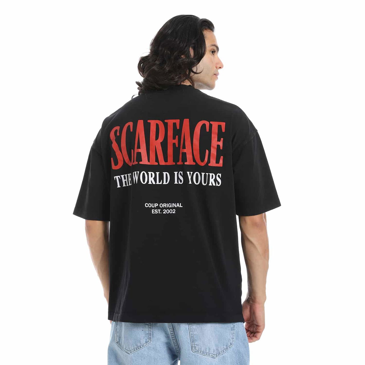 Summer Collection - Scarface Oversize Printed Cotton T-Shirt - Image 2