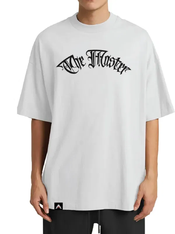 Summer Collection - For Comfortable - Printed Oversize White Men's T-Shirt (Copy)
