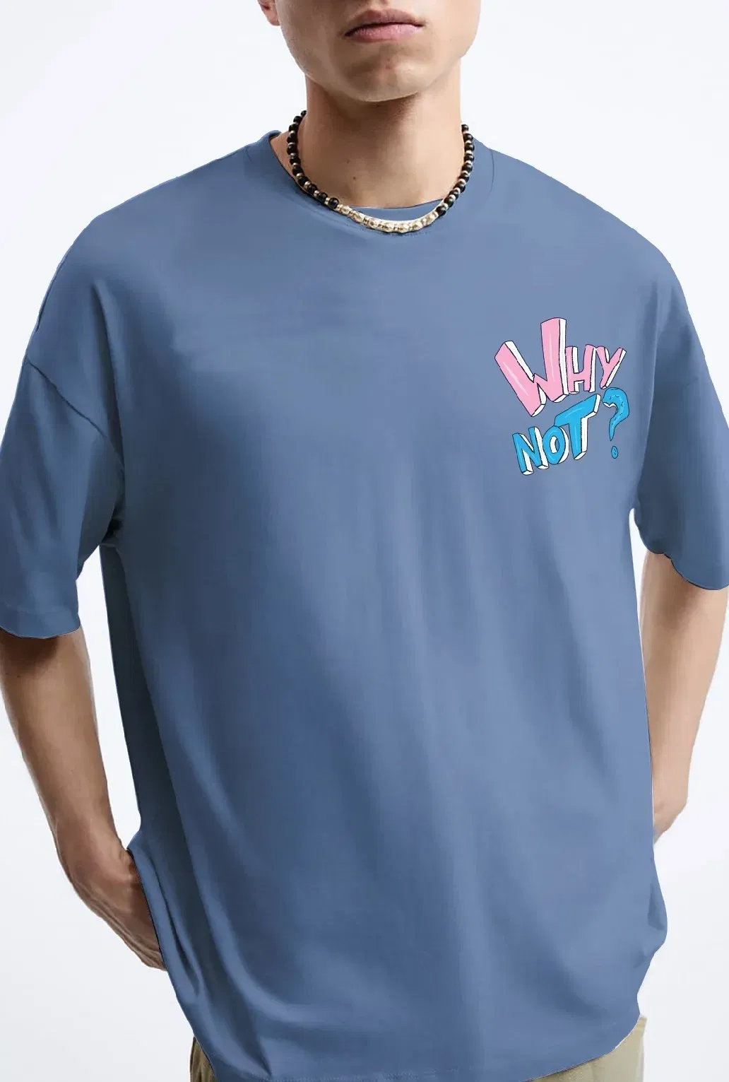 Coup - Why Not Printed Loose Fit Tshirt Coup - Why Not Printed Loose Fit Tshirt