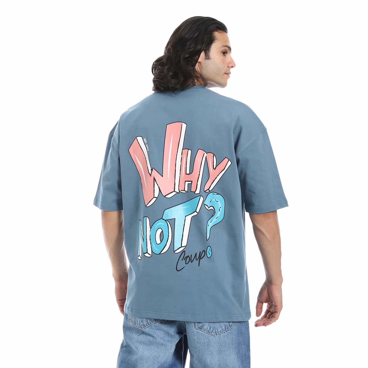 Coup - Why Not Printed Loose Fit Tshirt - Image 2