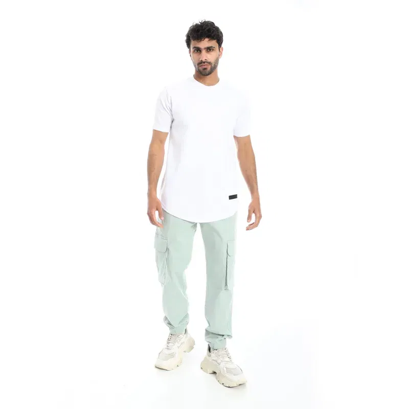 Coup - White Crew Neck Men's T-Shirt