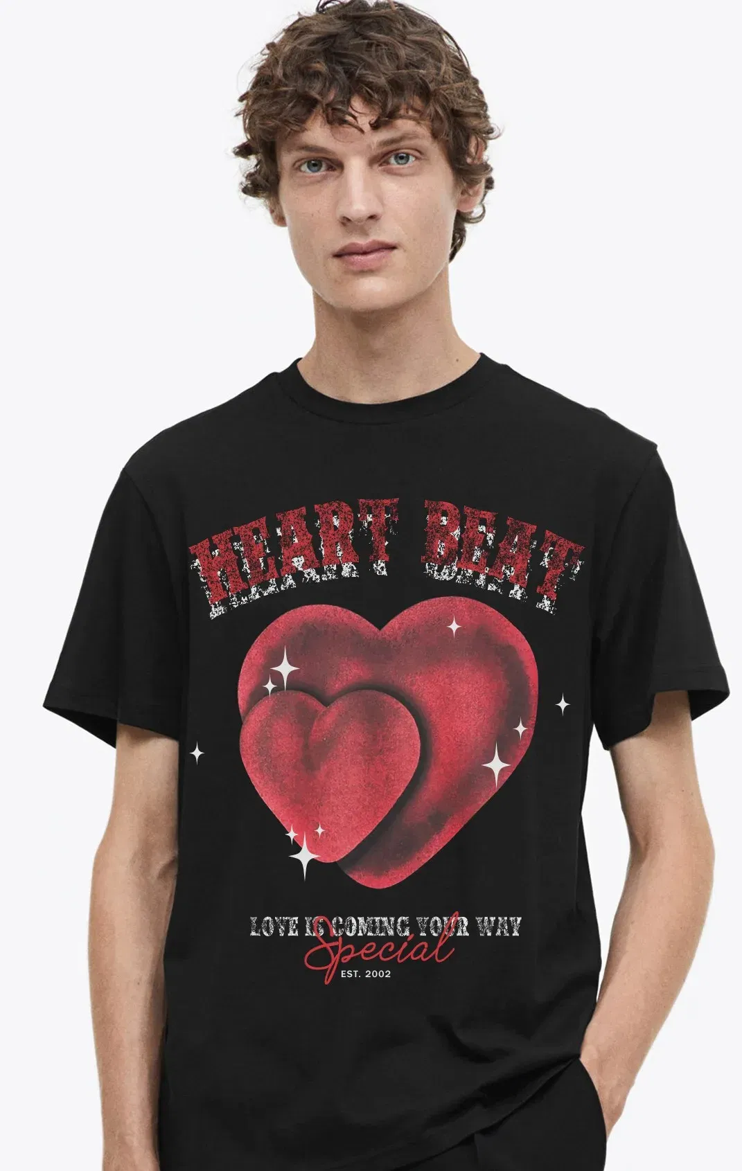 Coup - Heart Beat Printed T-Shirt Coup - Heart Beat Printed T-Shirt