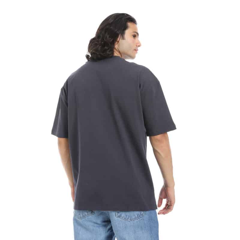 Coup - Navy Theater Masks Printed T-shirt - Image 2