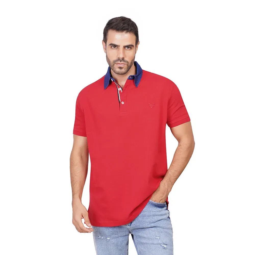 Coup - Slim Fit Polo-Shirt with Logo قميص بولو سليم فيت مع شعار