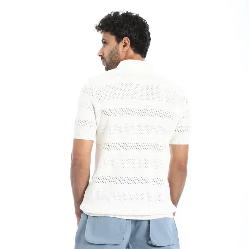 Coup - Regular Fit Short Sleeve Knitwear Polo T-Shirt - Image 2
